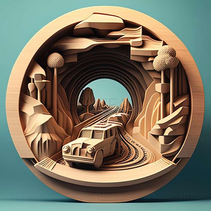 3D model Roundabout game (STL)